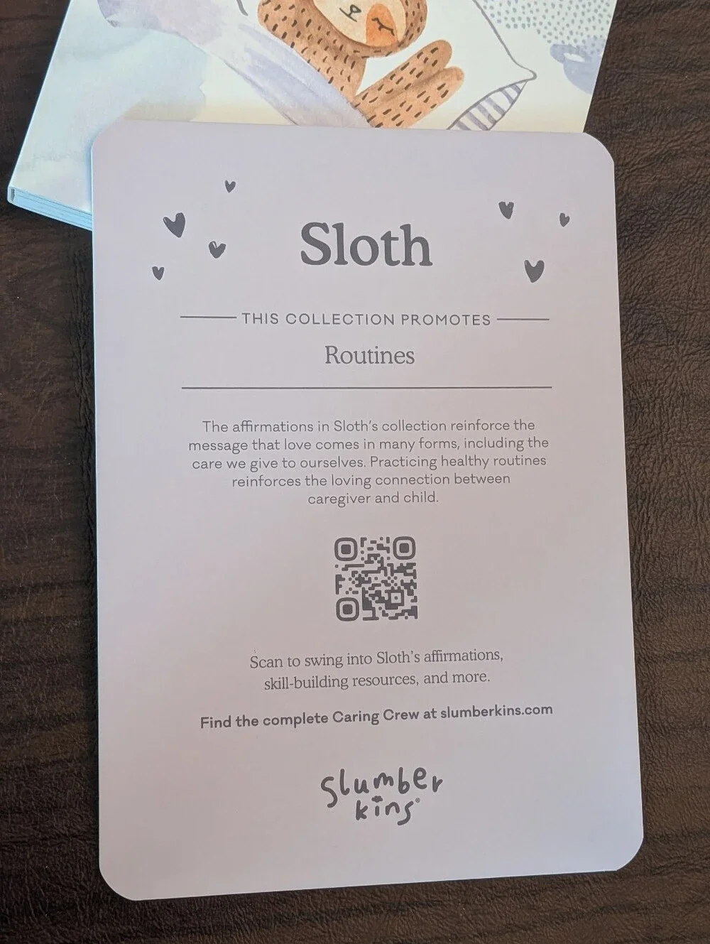 Slumberkins Sloth Daily Plan Starts to Slumber Interactive Board Book Bundle